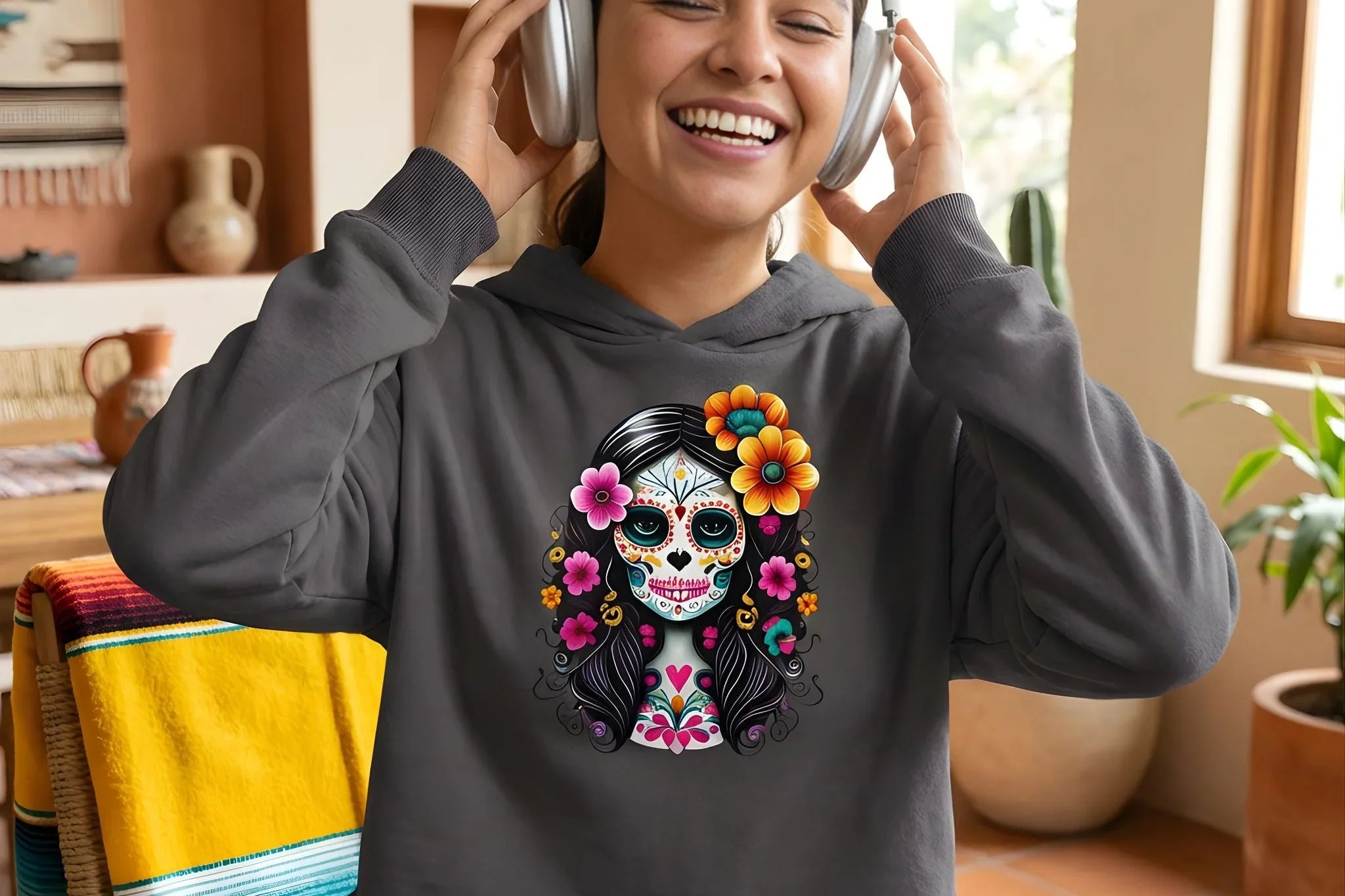 Printed Cropped Hoodies - The Global Wanderer