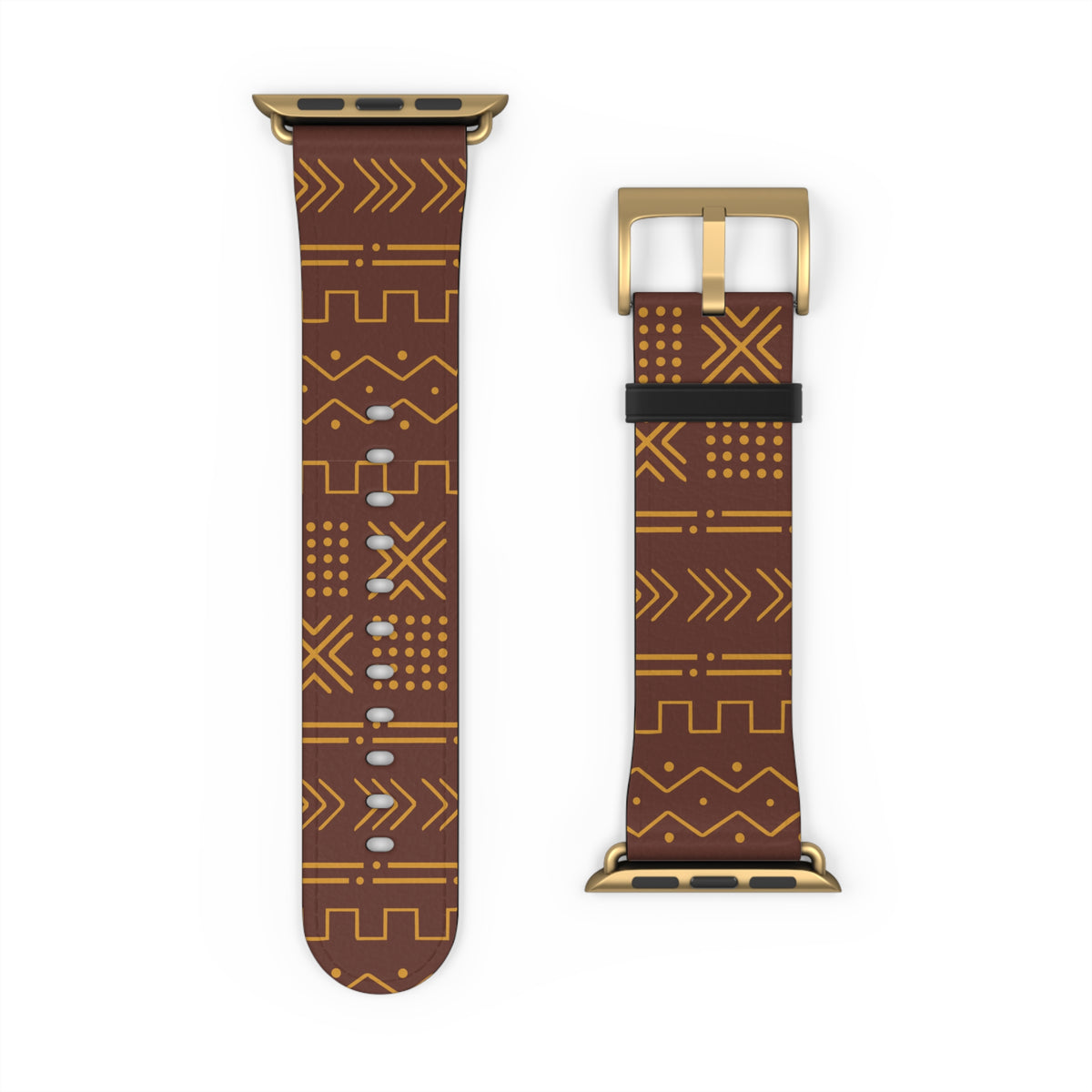 Ségou Clay Mud Cloth Apple Watch Band - The Global Wanderer