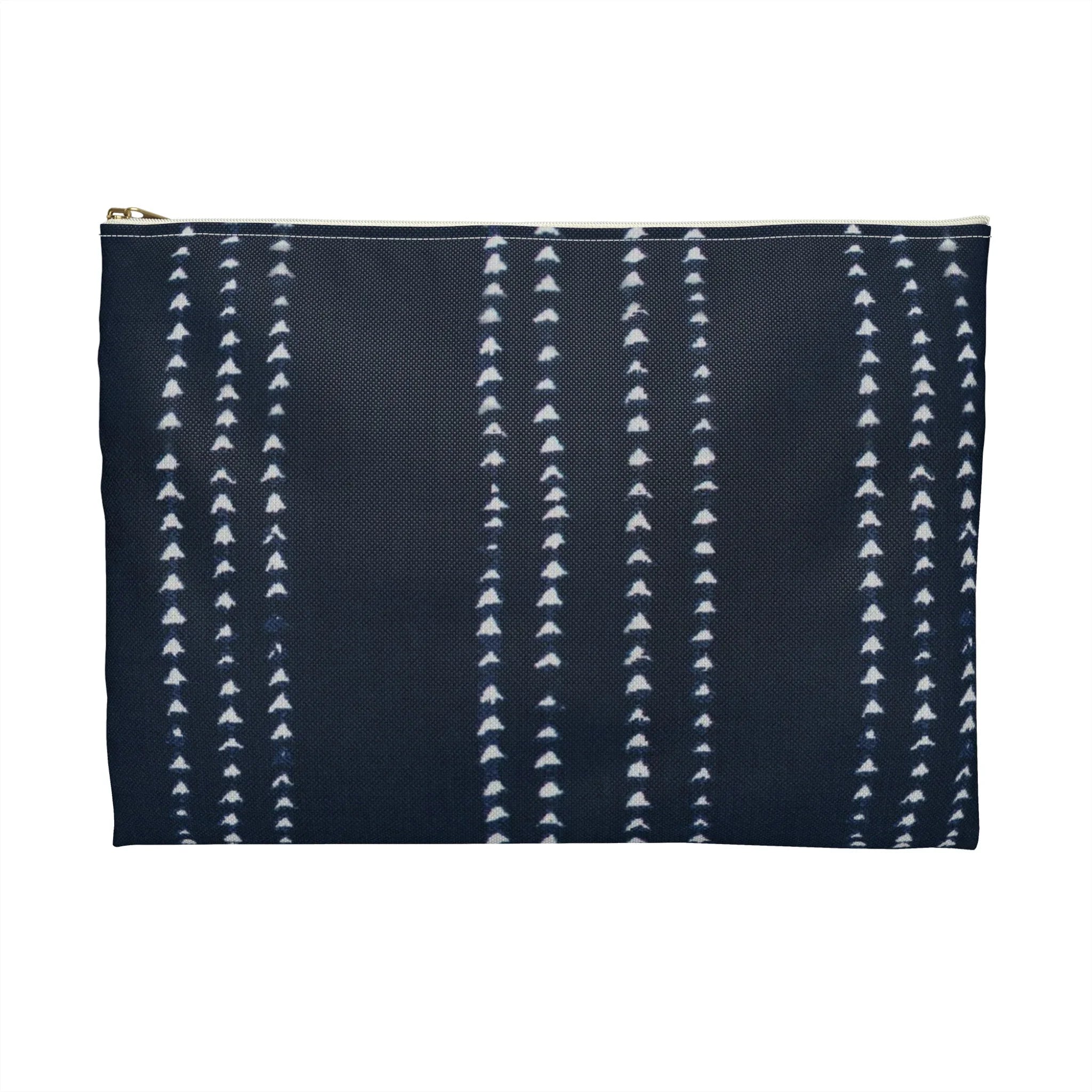 Kyoto Indigo Shibori Flat Pouch - The Global Wanderer