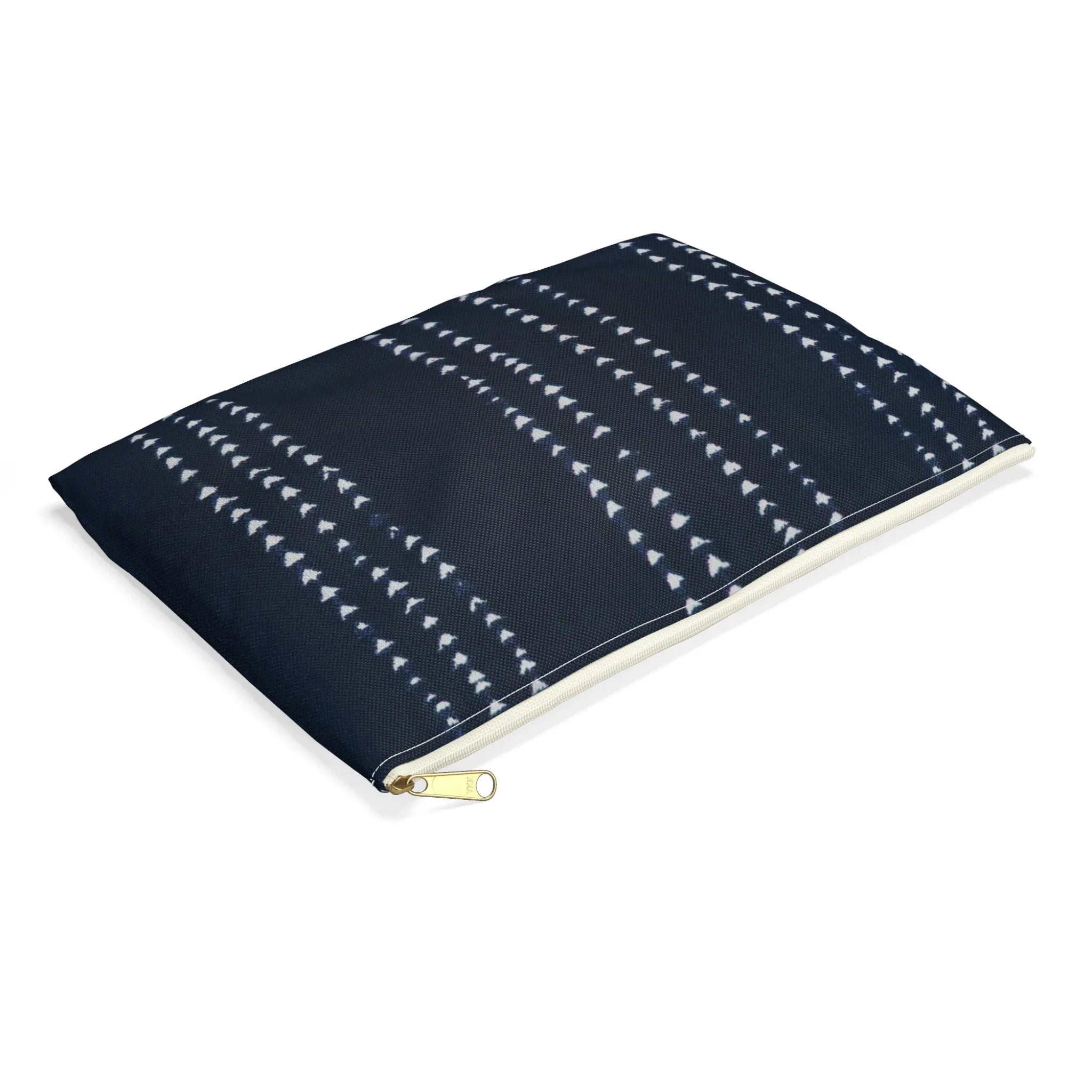 Kyoto Indigo Shibori Flat Pouch - The Global Wanderer