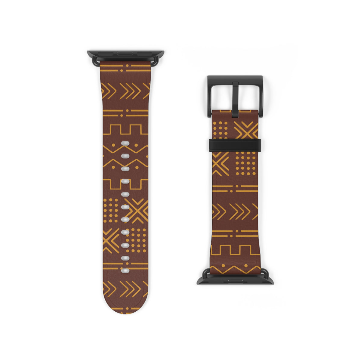 Ségou Clay Mud Cloth Apple Watch Band - The Global Wanderer