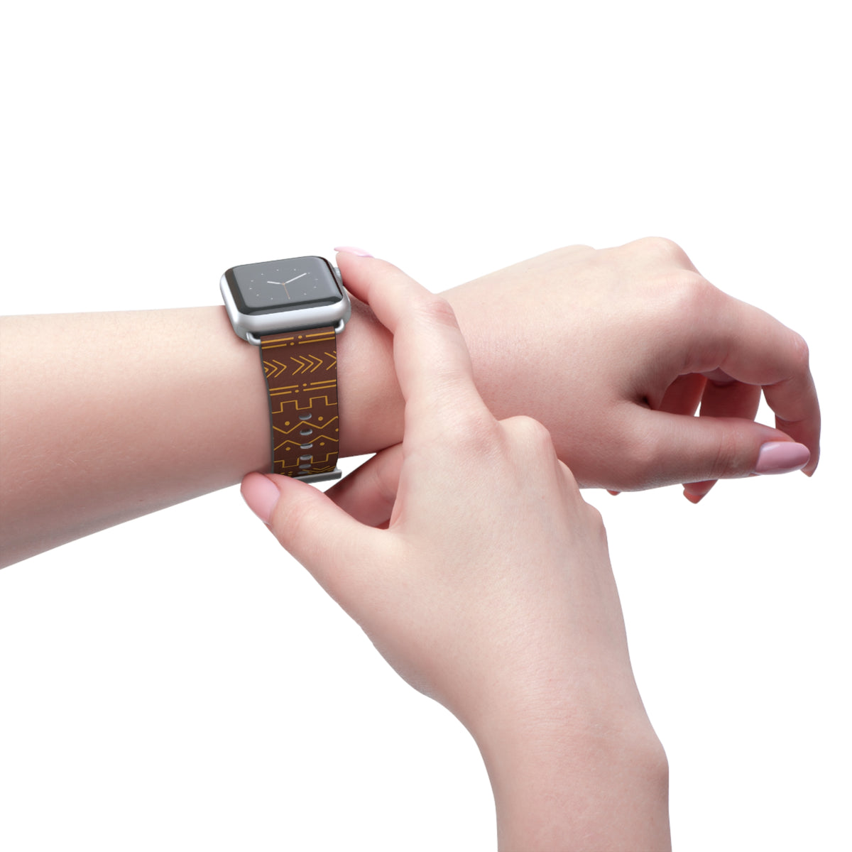 Ségou Clay Mud Cloth Apple Watch Band - The Global Wanderer