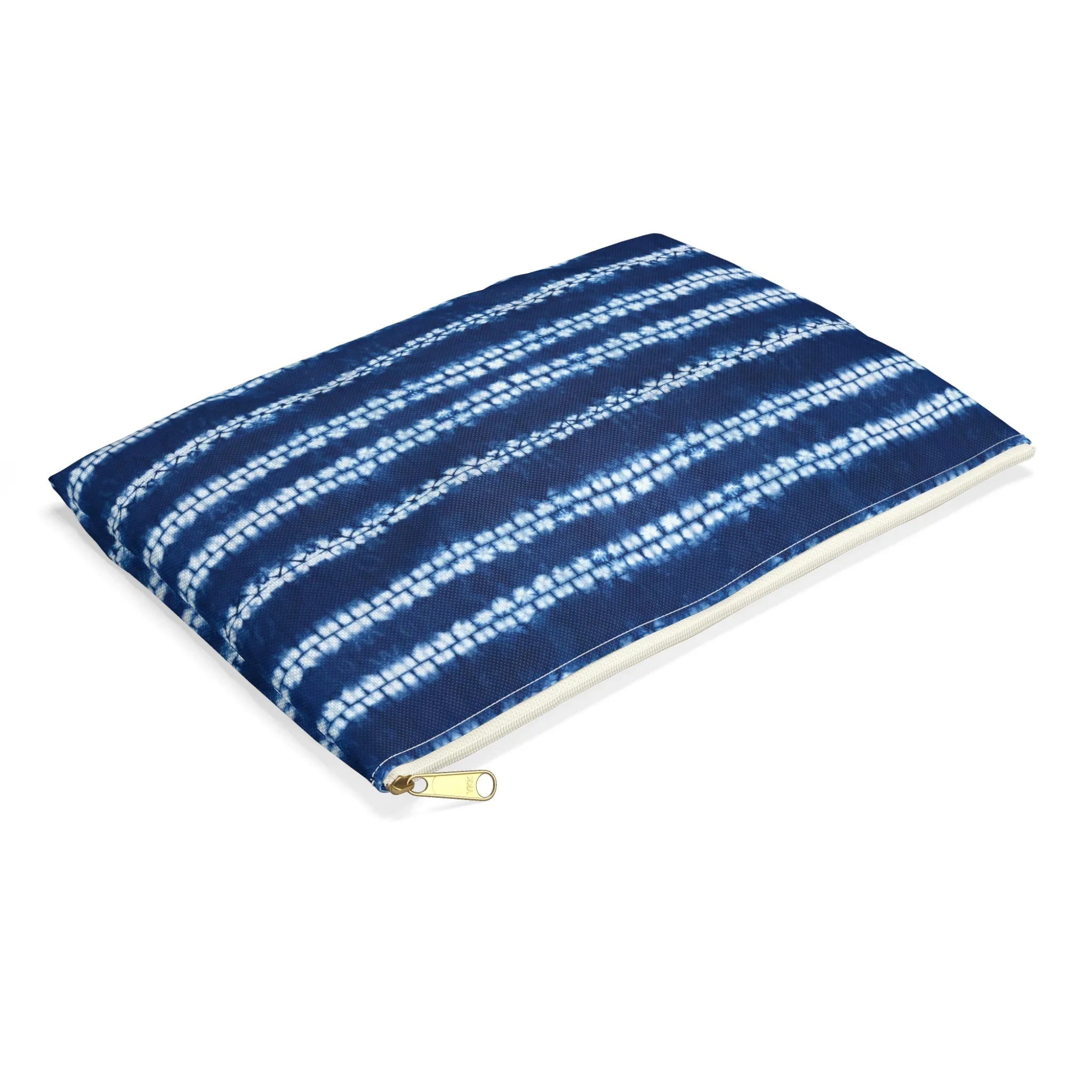 Osaka Wave Shibori Flat Pouch - The Global Wanderer