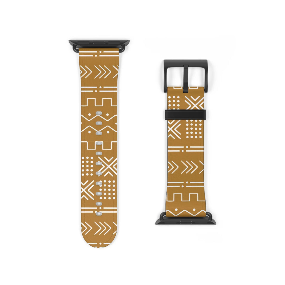 Savanna Ochre Mud Cloth Apple Watch Band - The Global Wanderer
