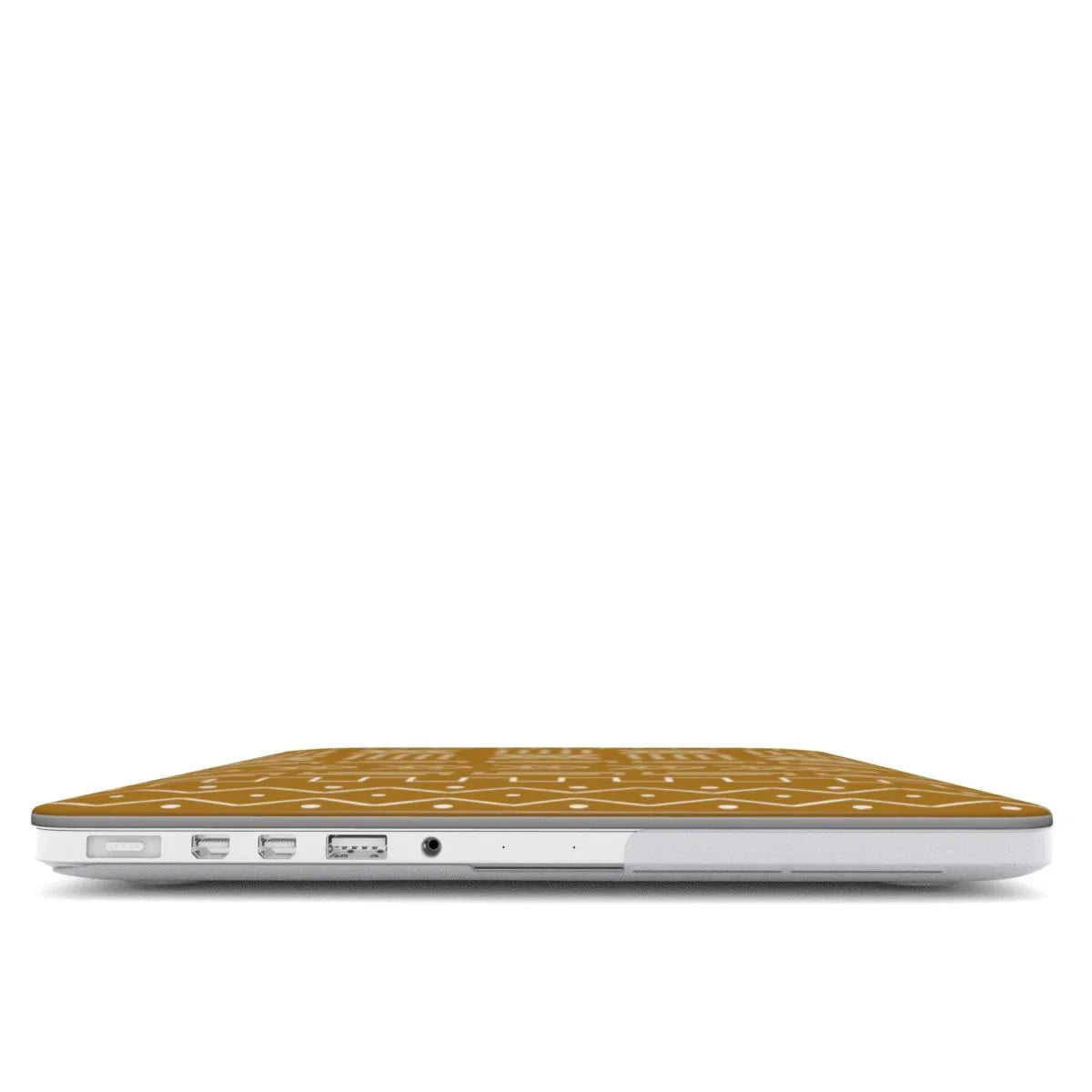 Savanna Ochre Mud Cloth MacBook Case - The Global Wanderer
