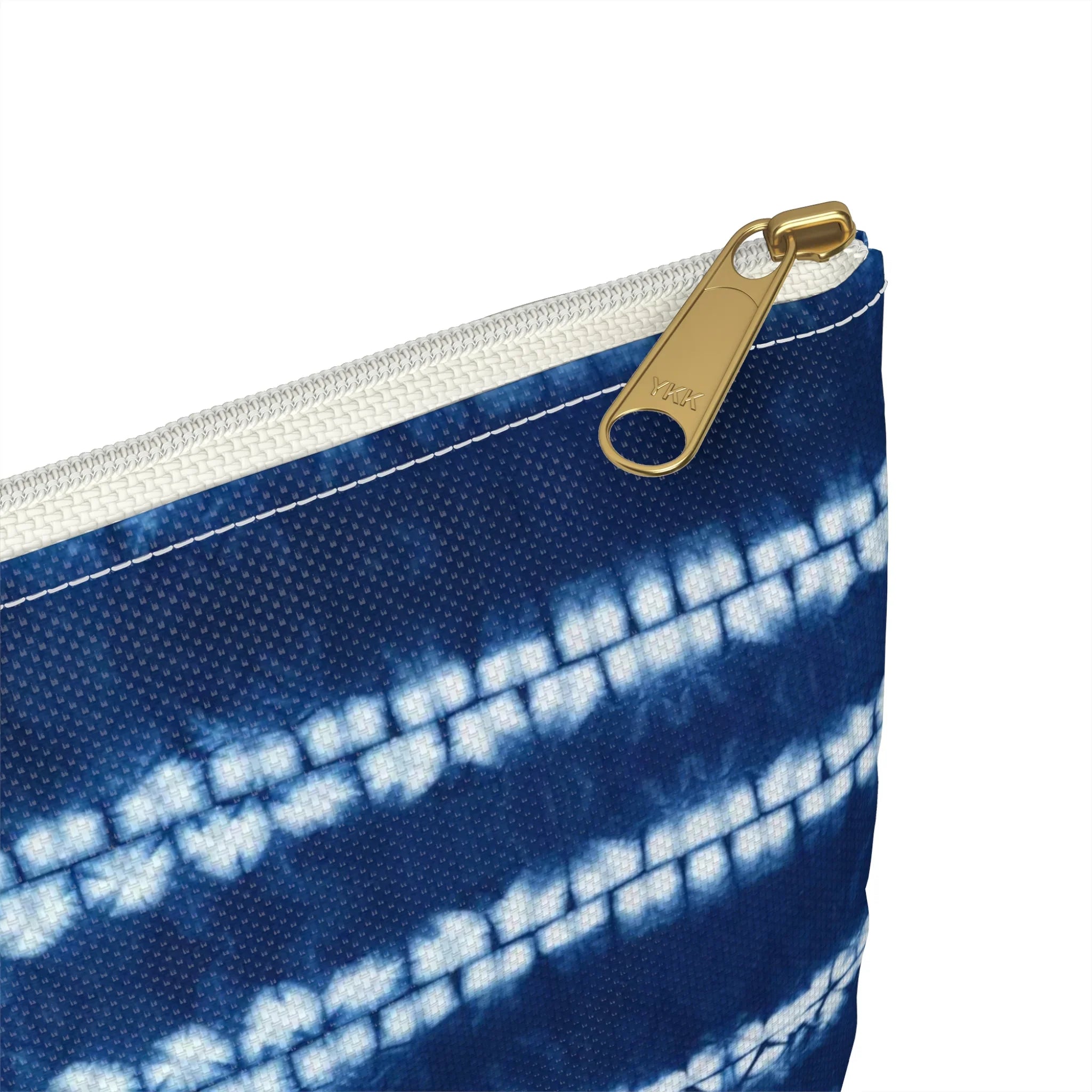 Osaka Wave Shibori Flat Pouch - The Global Wanderer