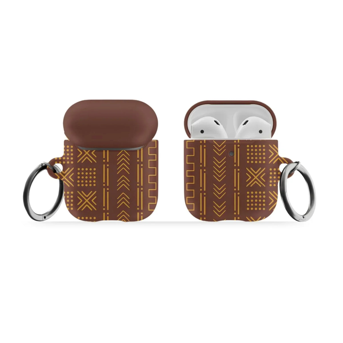 Ségou Clay Mud Cloth Mud Cloth AirPods Case - The Global Wanderer