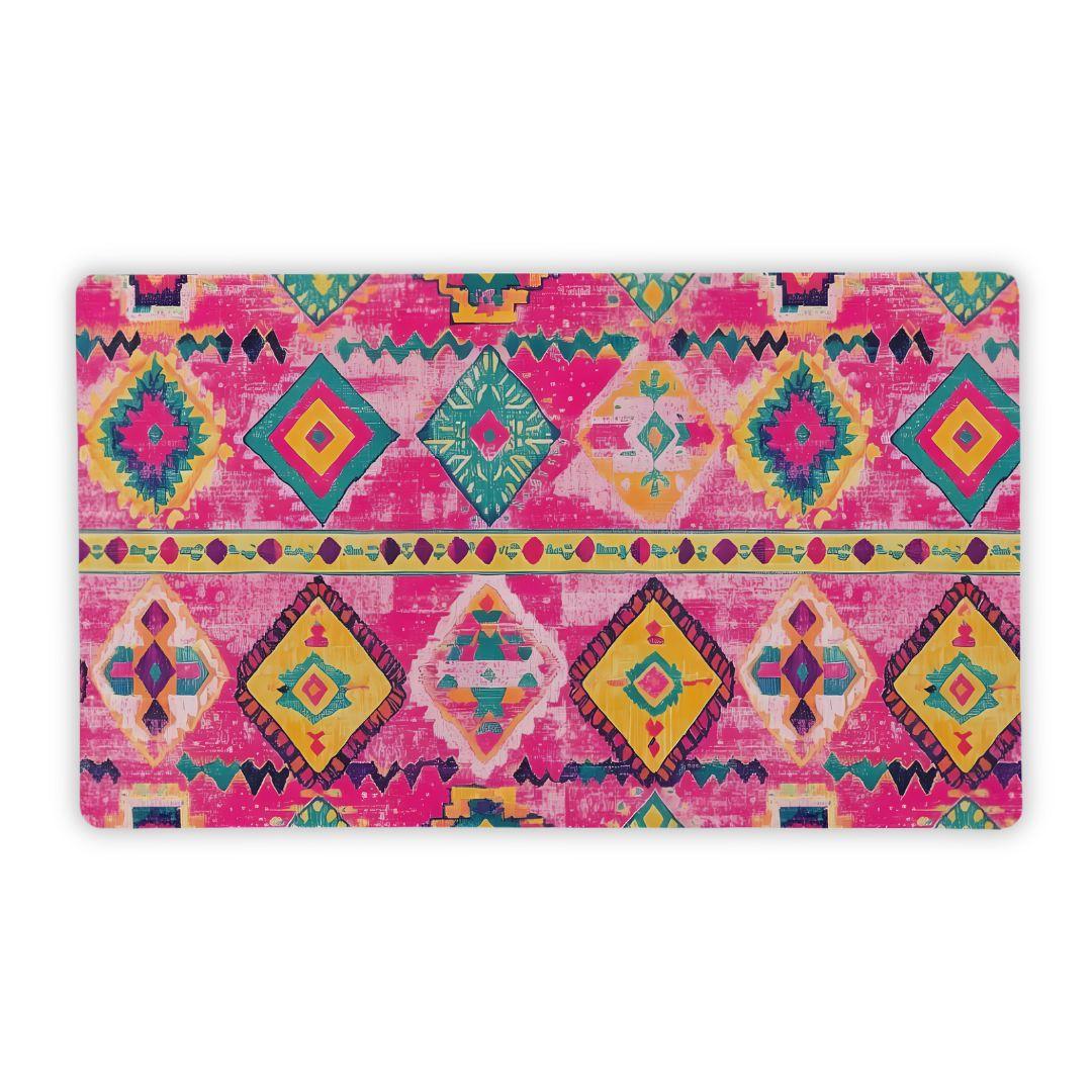 Ankara Sunset Kilim Desk Mat - The Global Wanderer