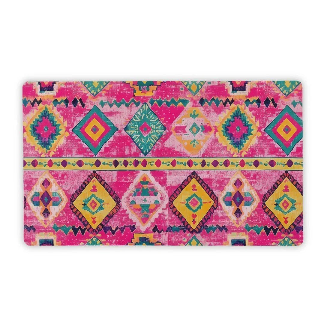 Ankara Sunset Kilim Desk Mat - The Global Wanderer