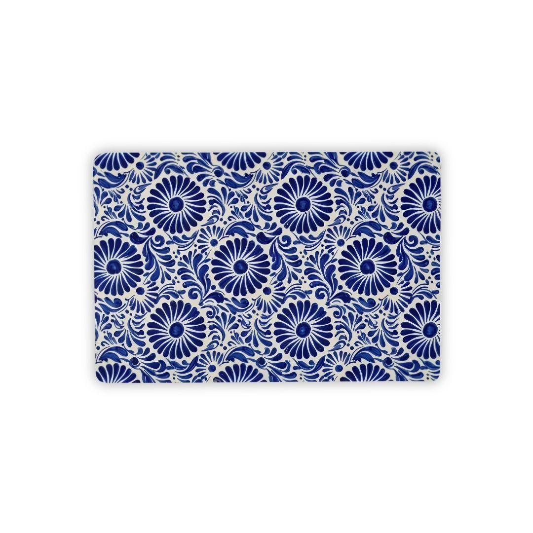 Atlixco Talavera Tile Desk Mat - The Global Wanderer