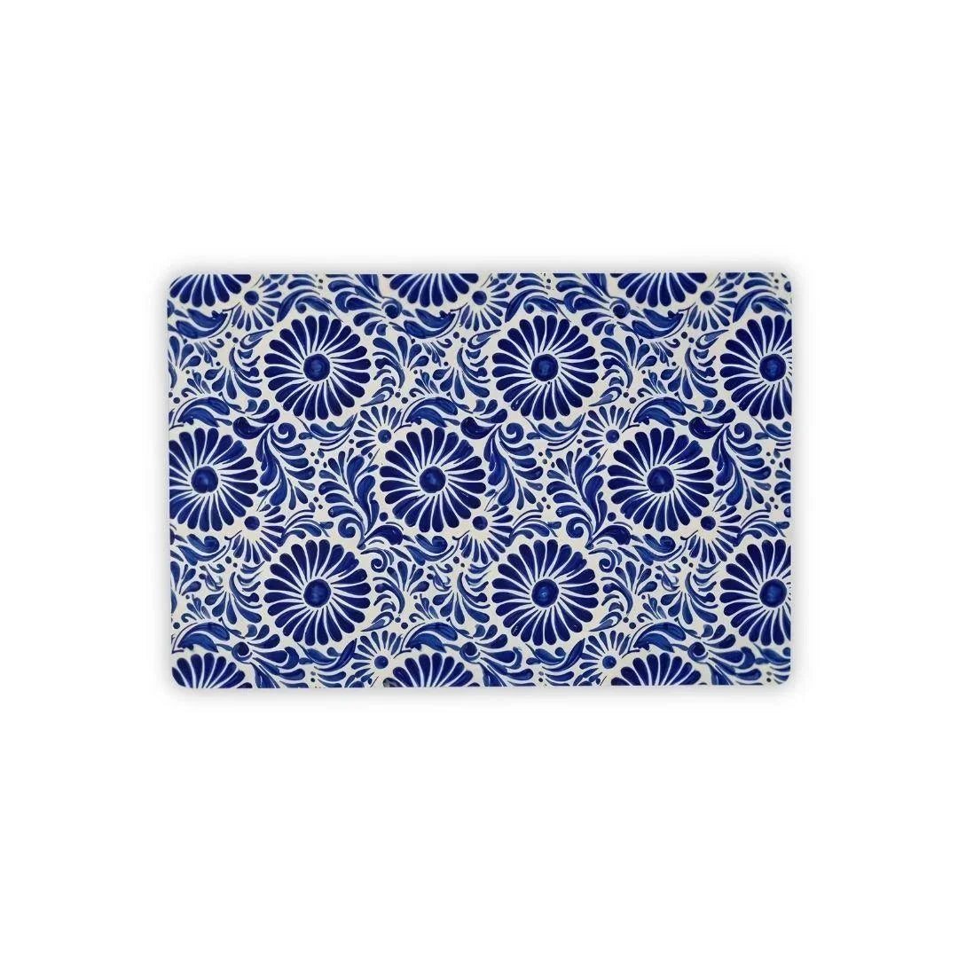 Atlixco Talavera Tile Desk Mat - The Global Wanderer