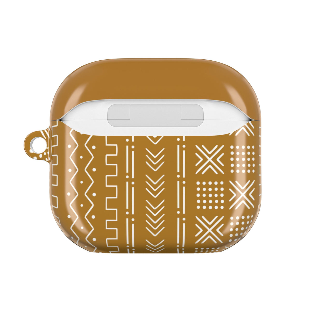 Savanna Ochre Mud Cloth AirPods 4 Case - The Global Wanderer
