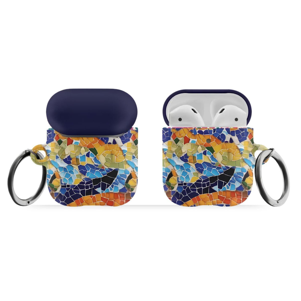Barcelona Colors Mosaic AirPods Case - The Global Wanderer