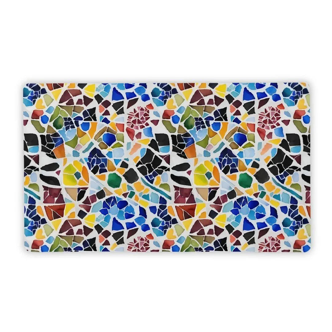 Cadaqués Bohemian Mosaic Desk Mat - The Global Wanderer