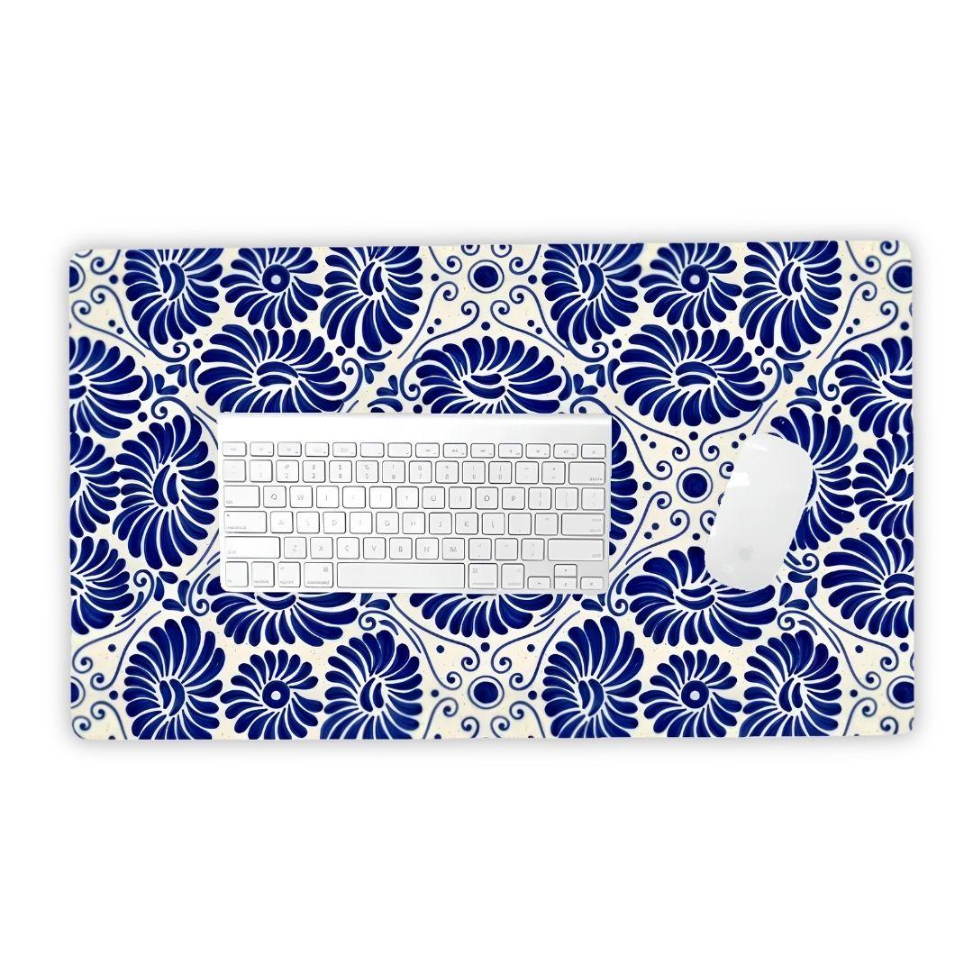 Cholula Talavera Tile Desk Mat - The Global Wanderer