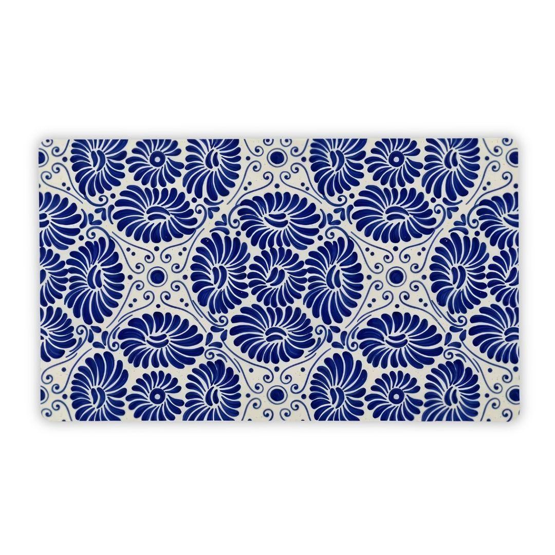 Cholula Talavera Tile Desk Mat - The Global Wanderer