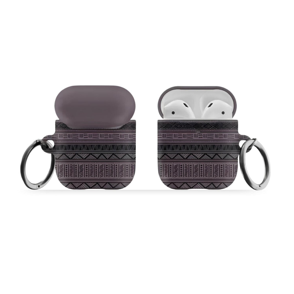 Dark Purple African Blanket AirPods Case - The Global Wanderer