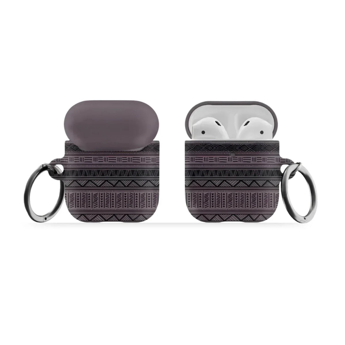 Dark Purple African Blanket AirPods Case - The Global Wanderer