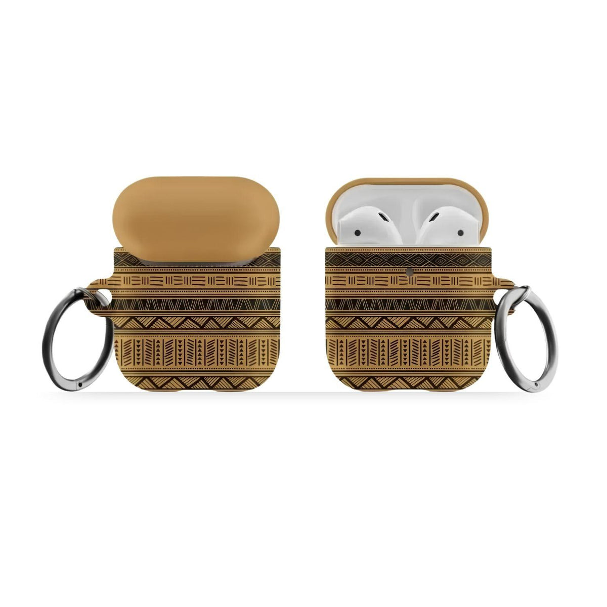 Dark Yellow African Blanket AirPods Case - The Global Wanderer