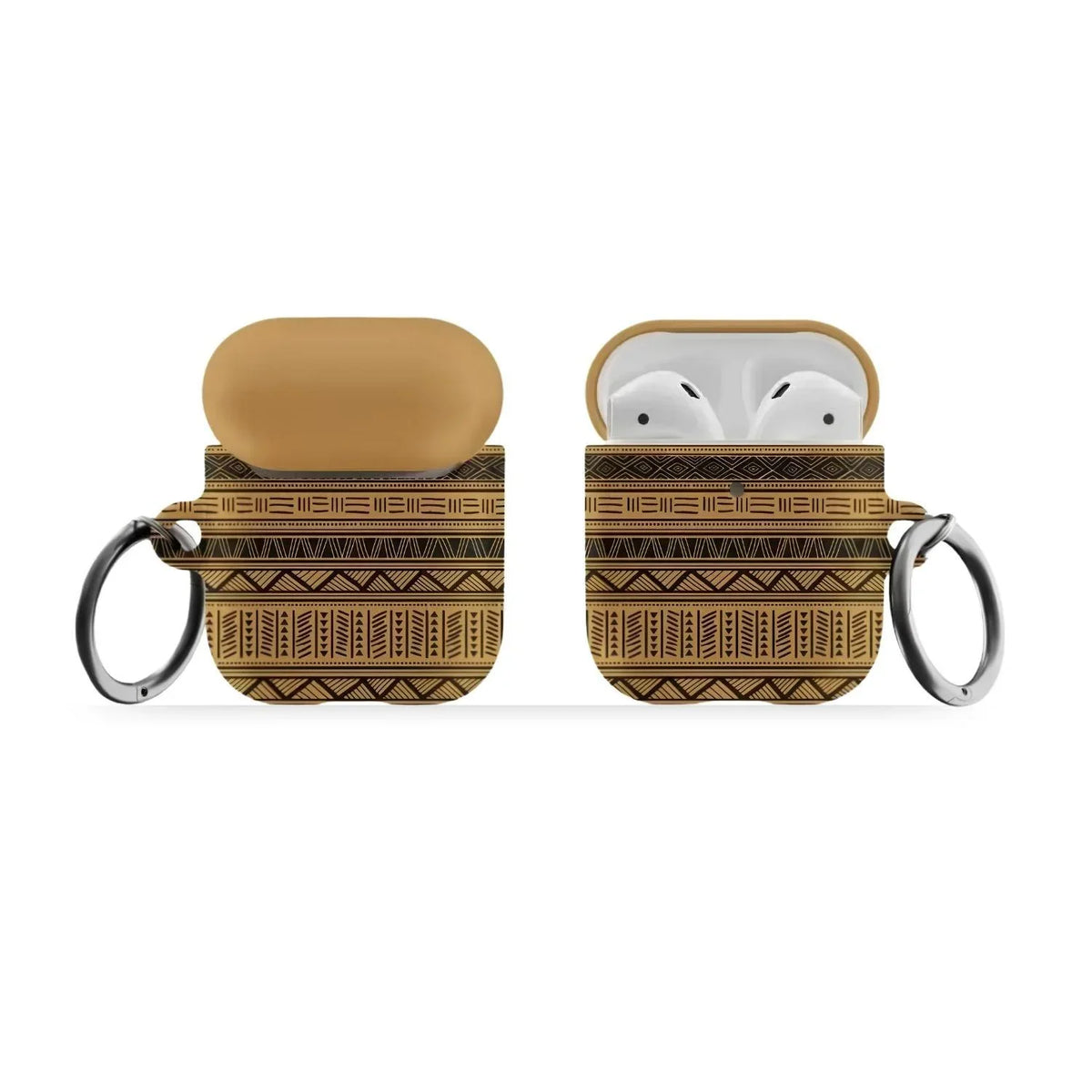 Dark Yellow African Blanket AirPods Case - The Global Wanderer