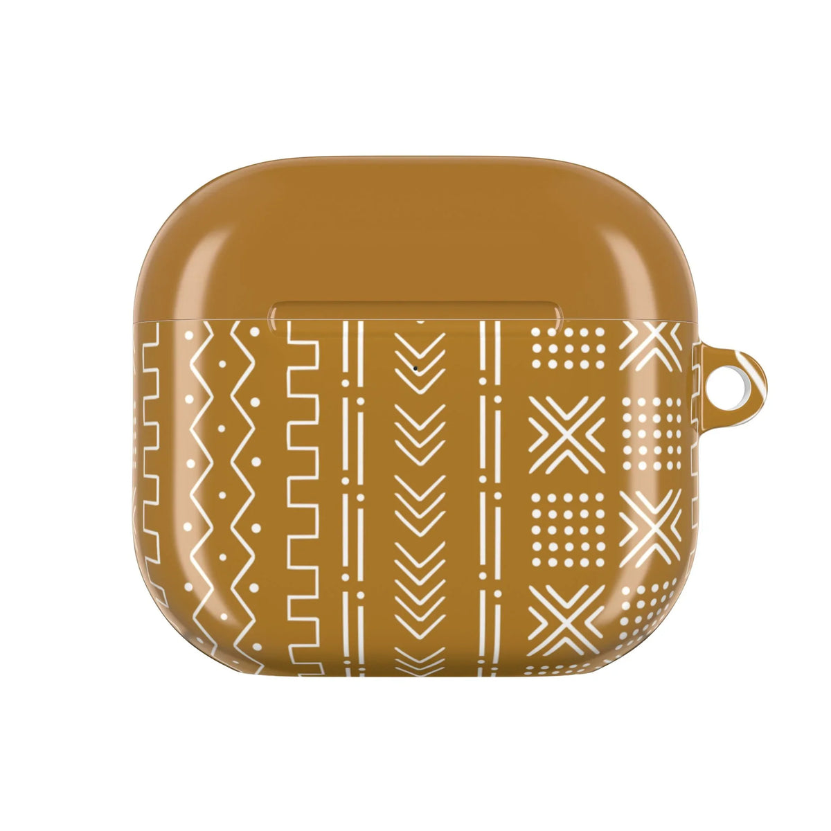 Savanna Ochre Mud Cloth AirPods 4 Case - The Global Wanderer