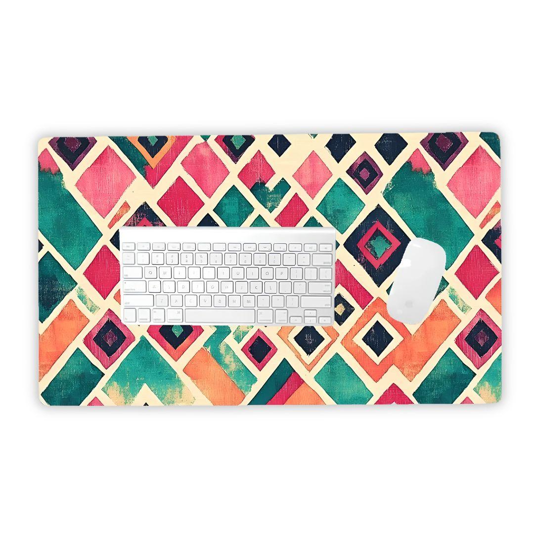 Izmir Mosaic Kilim Desk Mat - The Global Wanderer