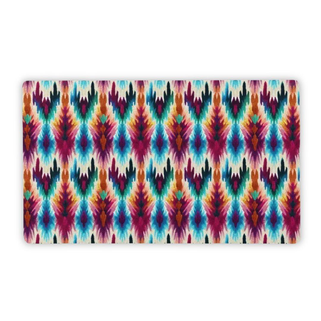 Jakarta Carnival Ikat Desk Mat - The Global Wanderer