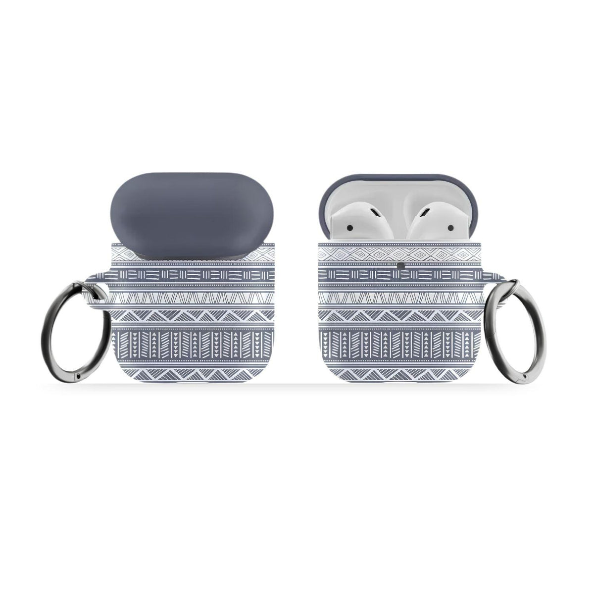 Light Blue African Blanket AirPods Case - The Global Wanderer