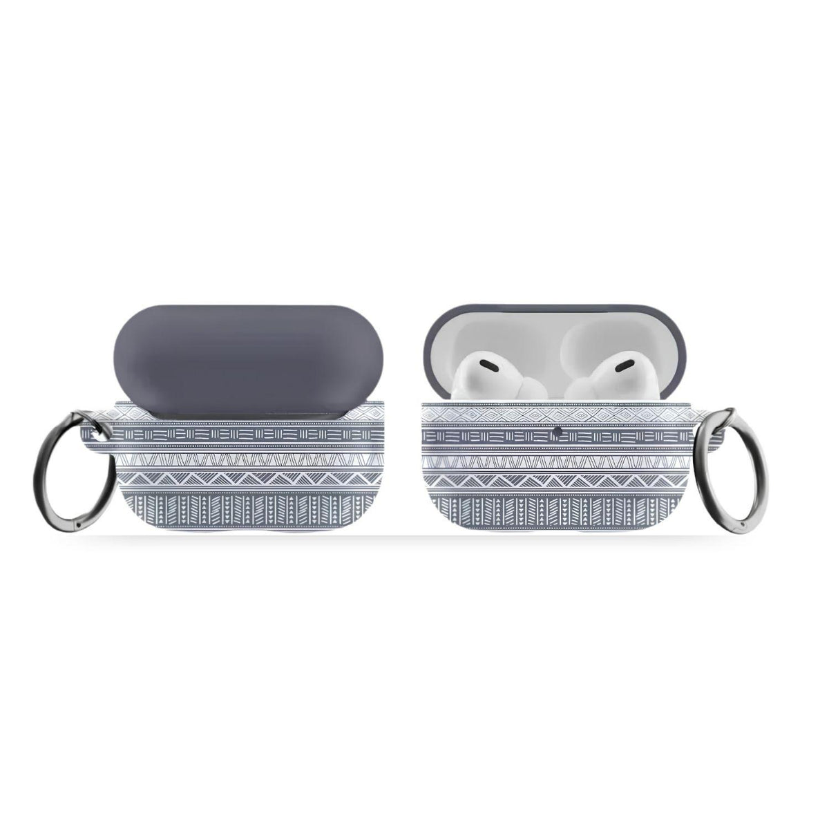 Light Blue African Blanket AirPods Case - The Global Wanderer