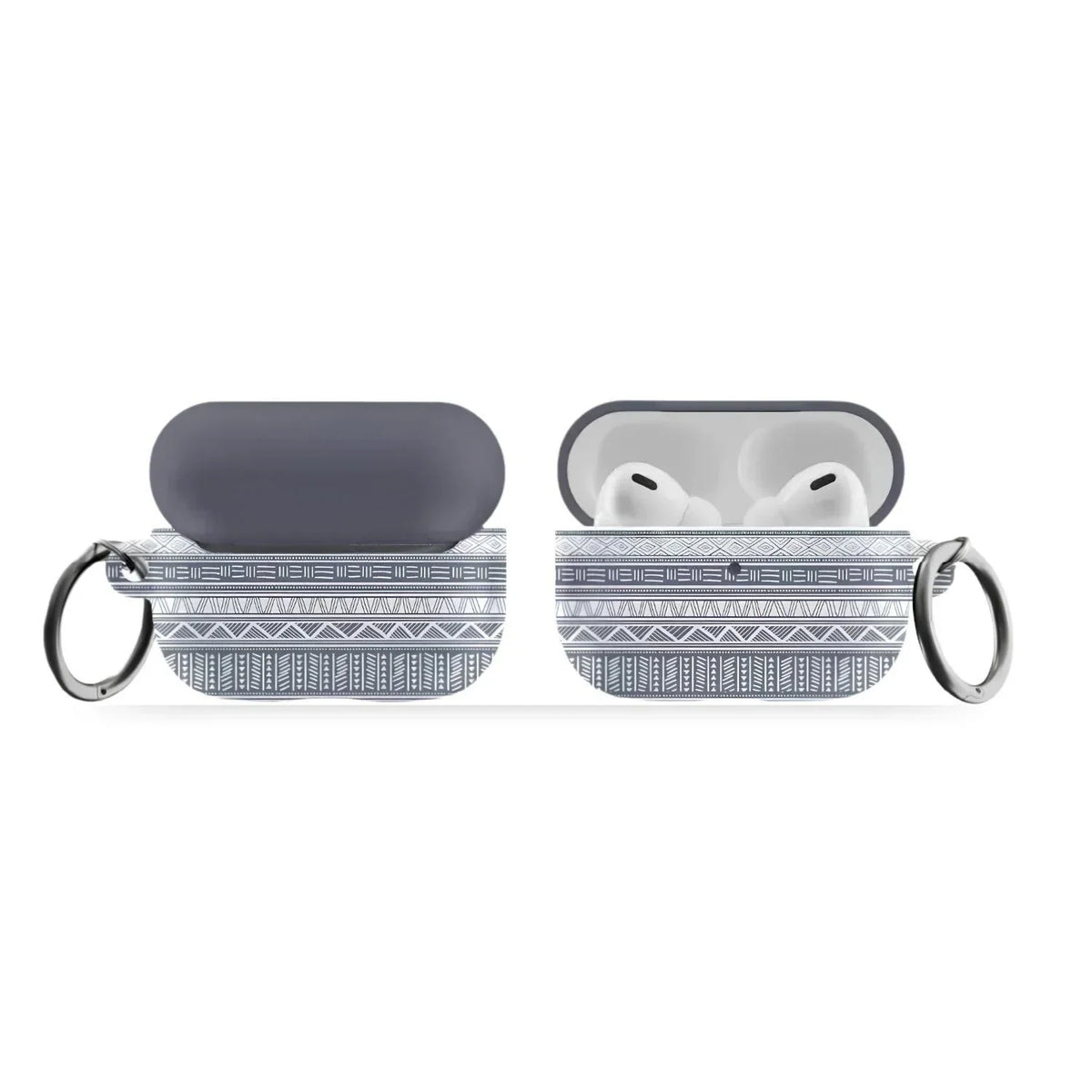 Light Blue African Blanket AirPods Case - The Global Wanderer