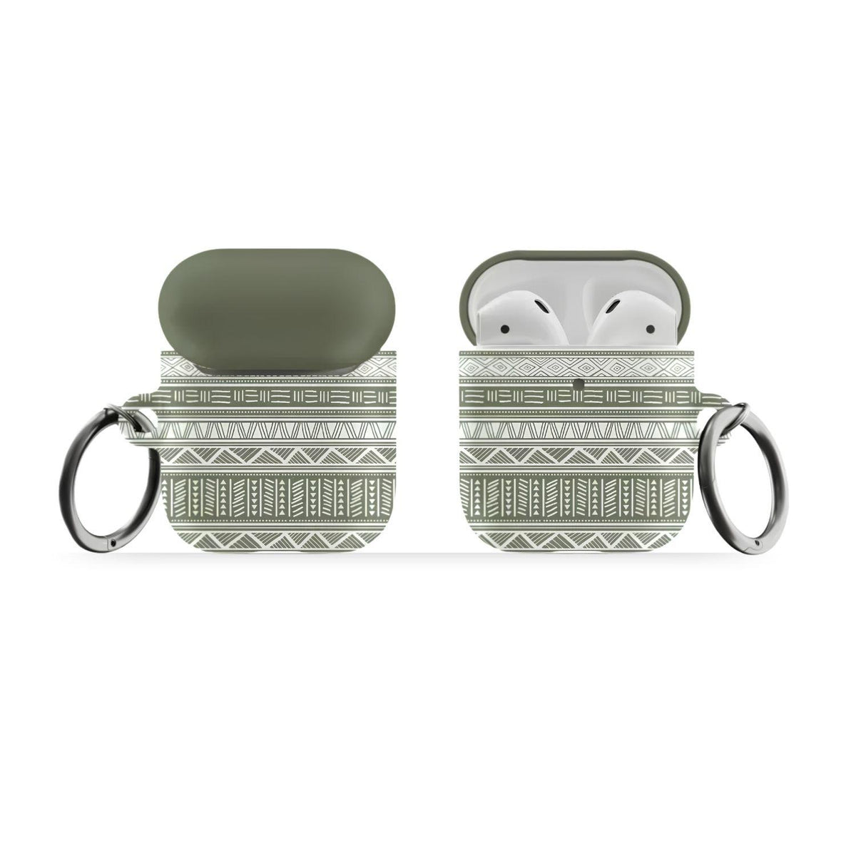 Light Green African Blanket AirPods Case - The Global Wanderer