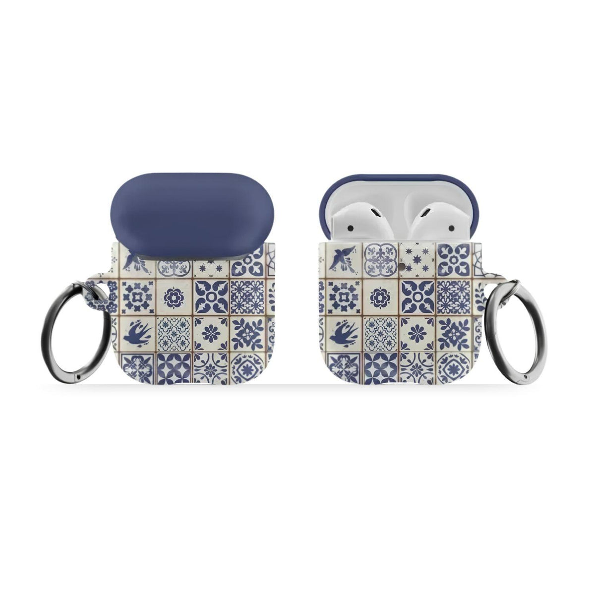 Lisboa Branco Tile AirPods Case - The Global Wanderer