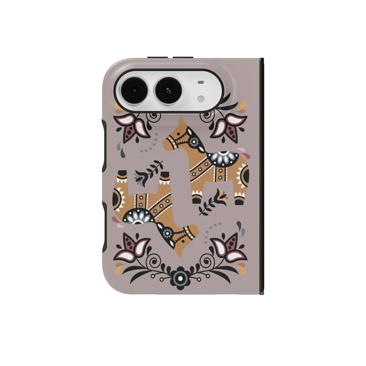 Ljungdimma Dala Horse iPhone Duo Case - The Global Wanderer