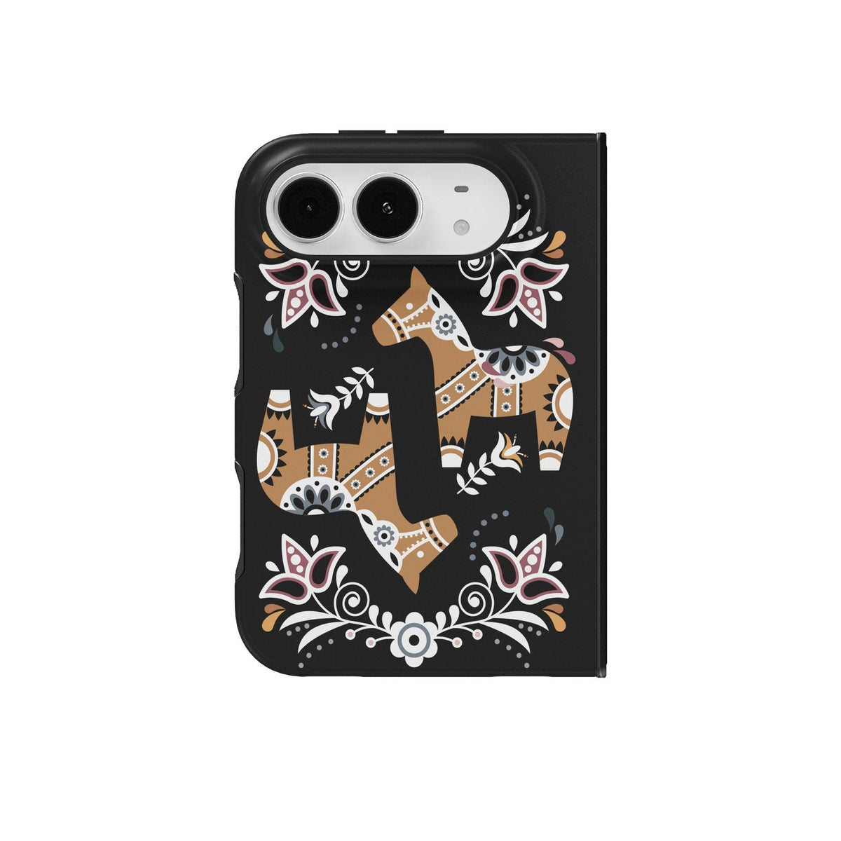 Månskugga Dala Horse iPhone Duo Case - The Global Wanderer