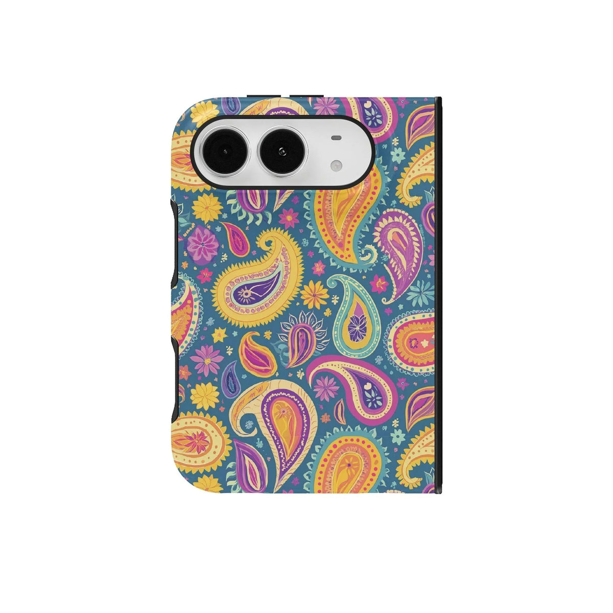 Mumbai Teal Paisley iPhone Duo Case - The Global Wanderer