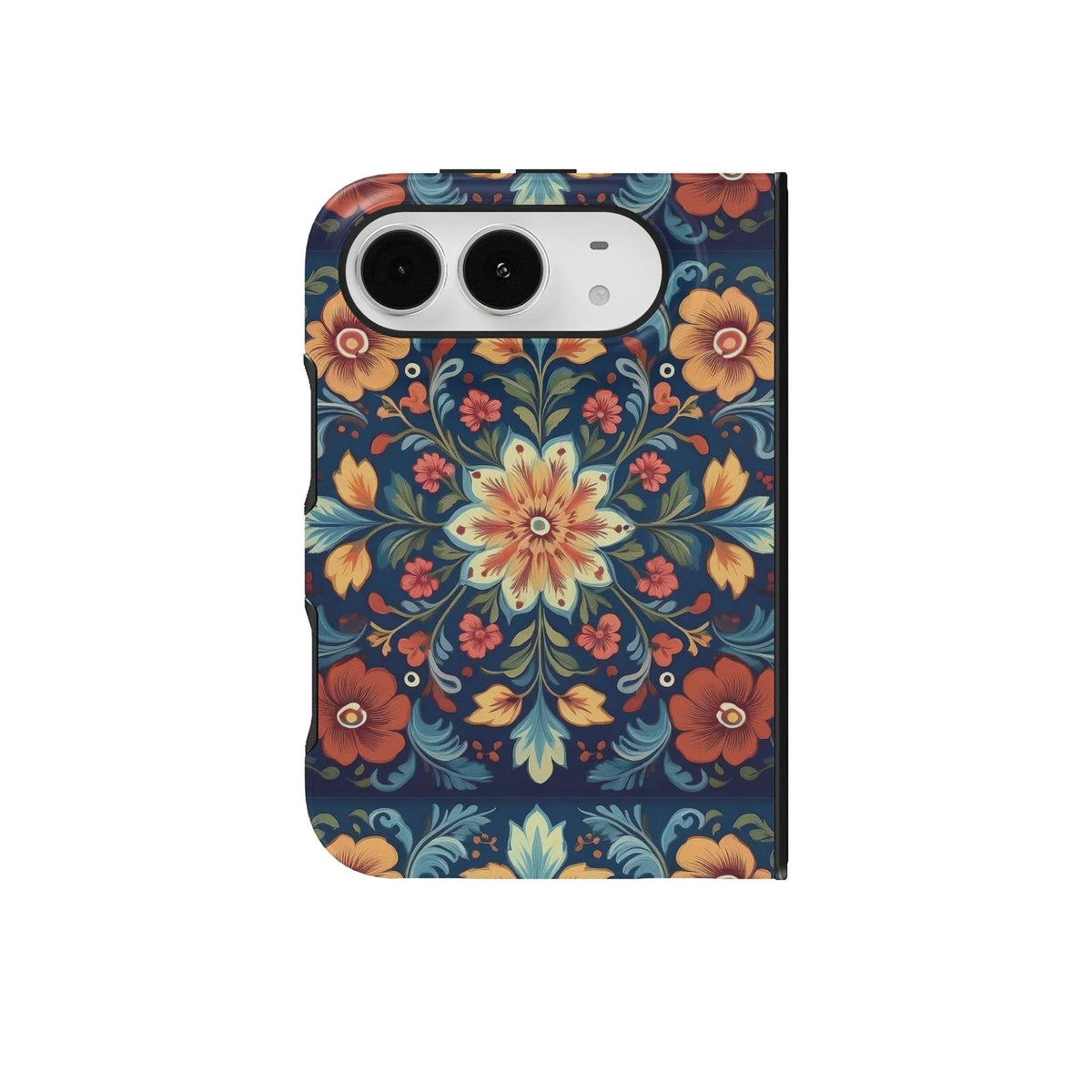 Oslo Midnight Rosemaling iPhone Duo Case - The Global Wanderer