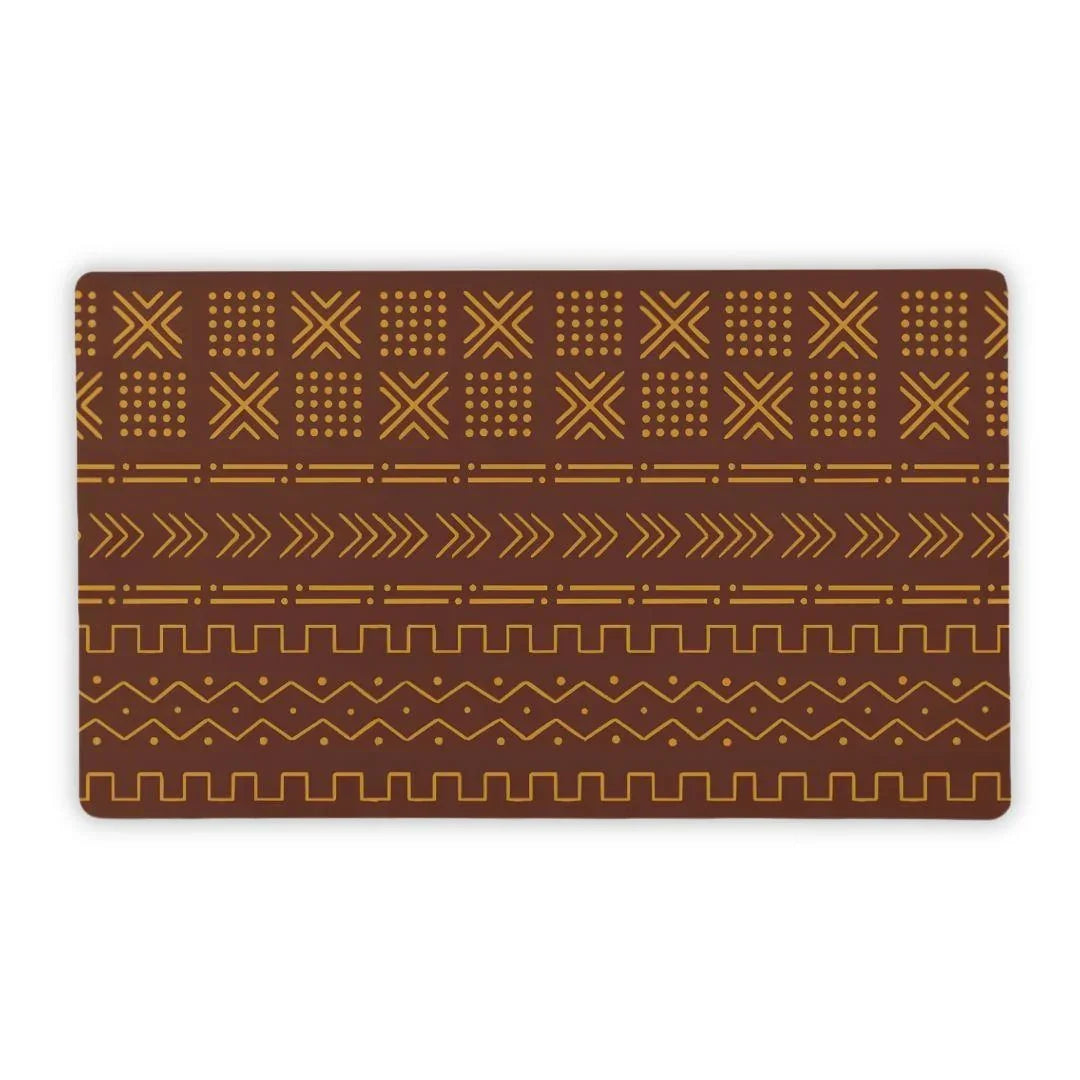 Ségou Clay Mud Cloth Desk Mat - The Global Wanderer