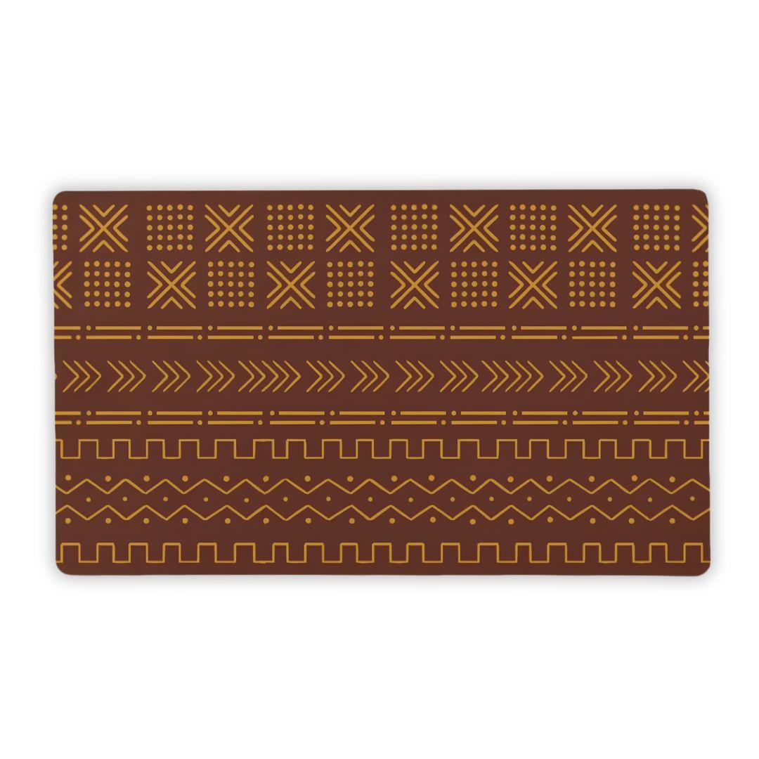 Ségou Clay Mud Cloth Desk Mat - The Global Wanderer