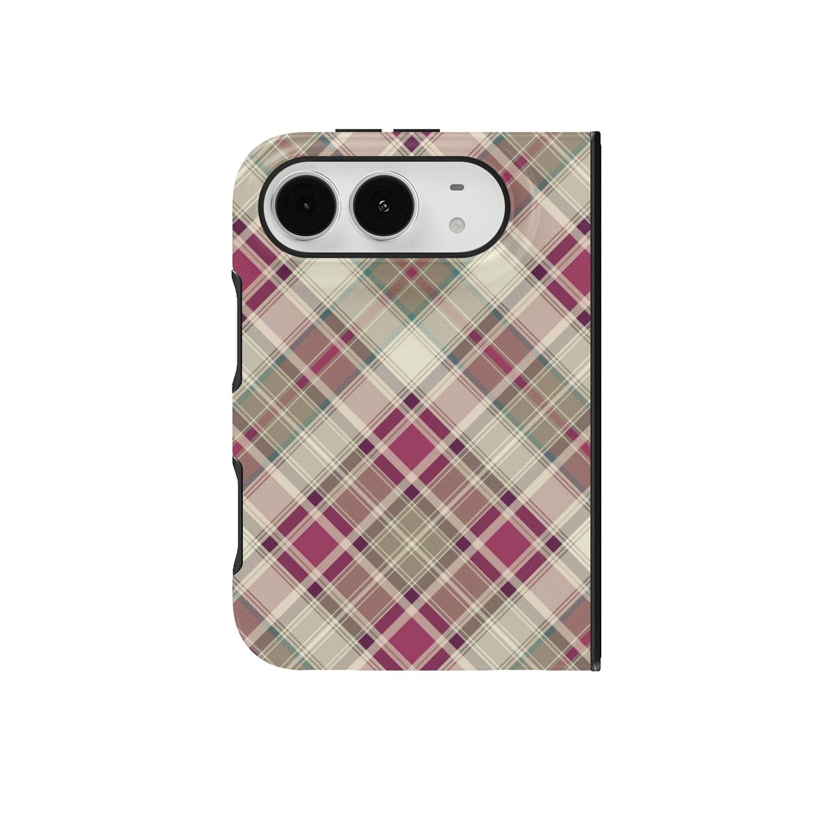 Stirling Berry Plaid iPhone Duo Case - The Global Wanderer