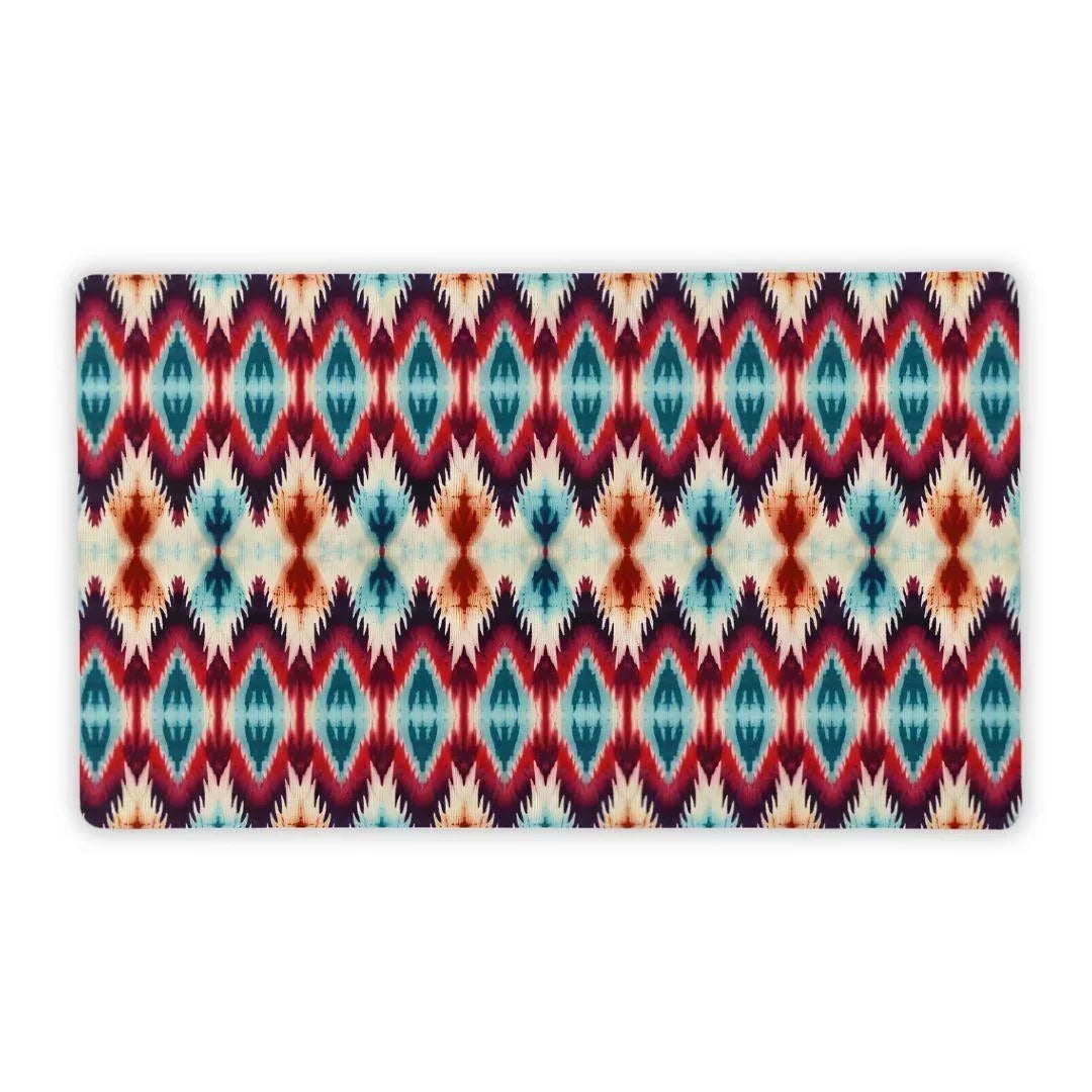 Surabaya Ember Ikat Desk Mat - The Global Wanderer