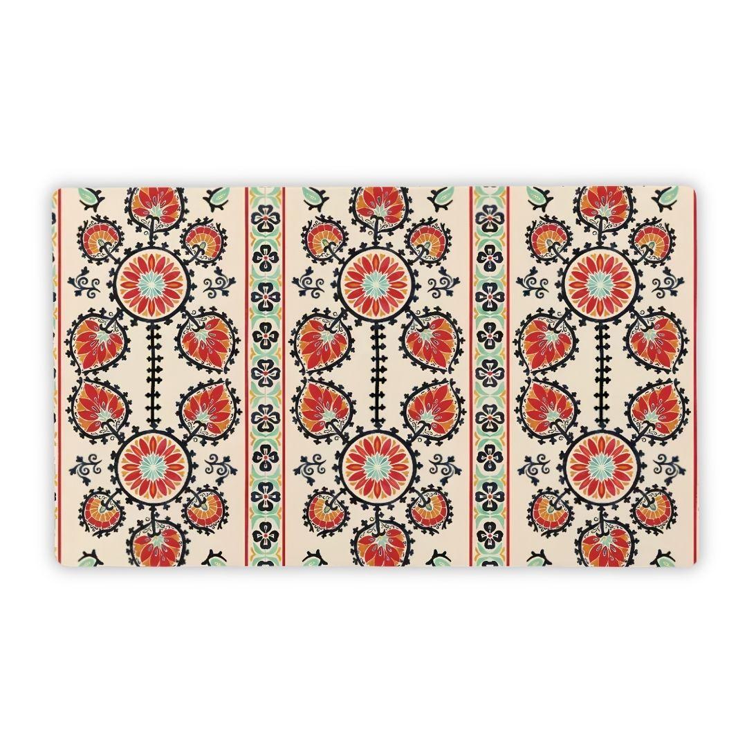 Tashkent Suzani Desk Mat - The Global Wanderer
