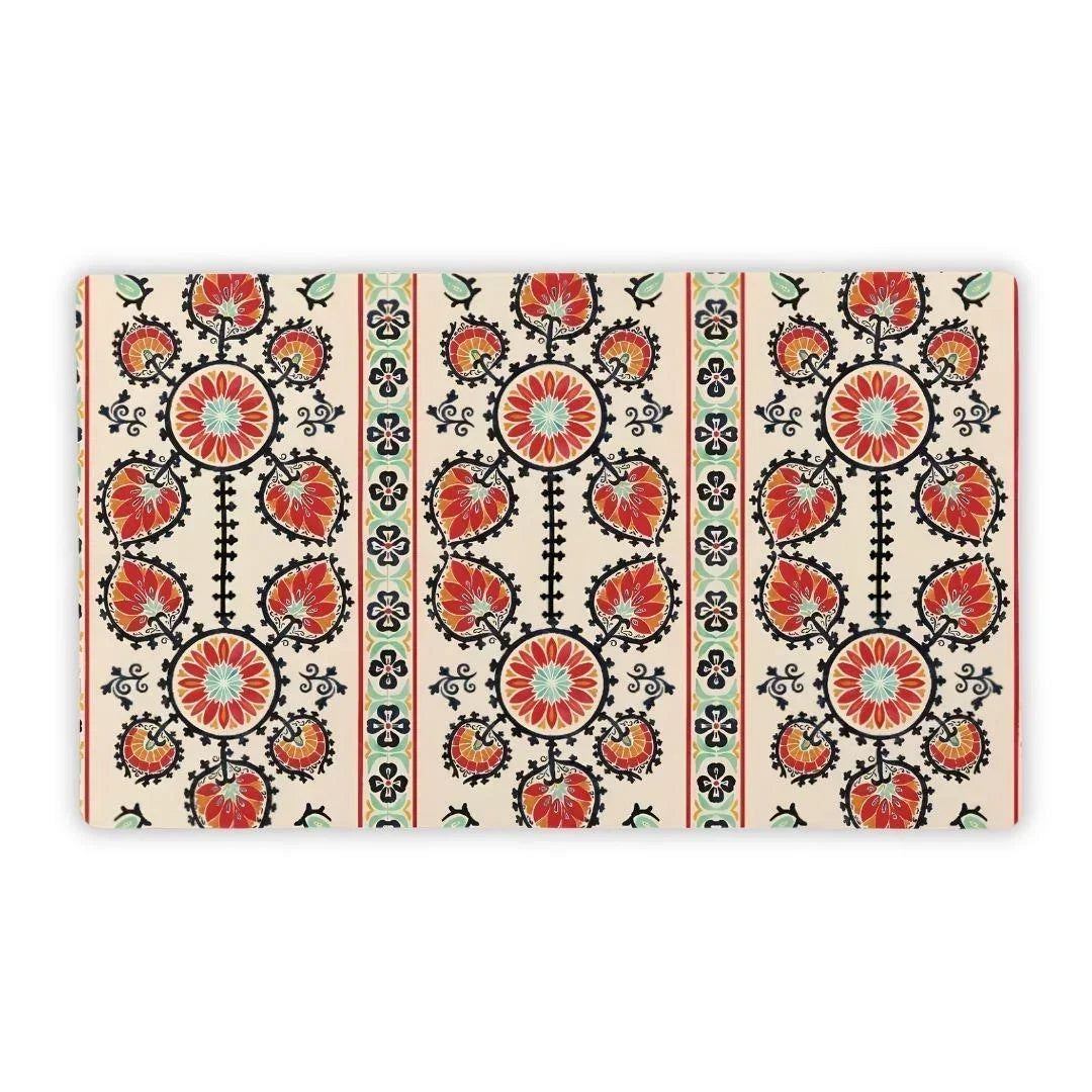 Tashkent Suzani Desk Mat - The Global Wanderer