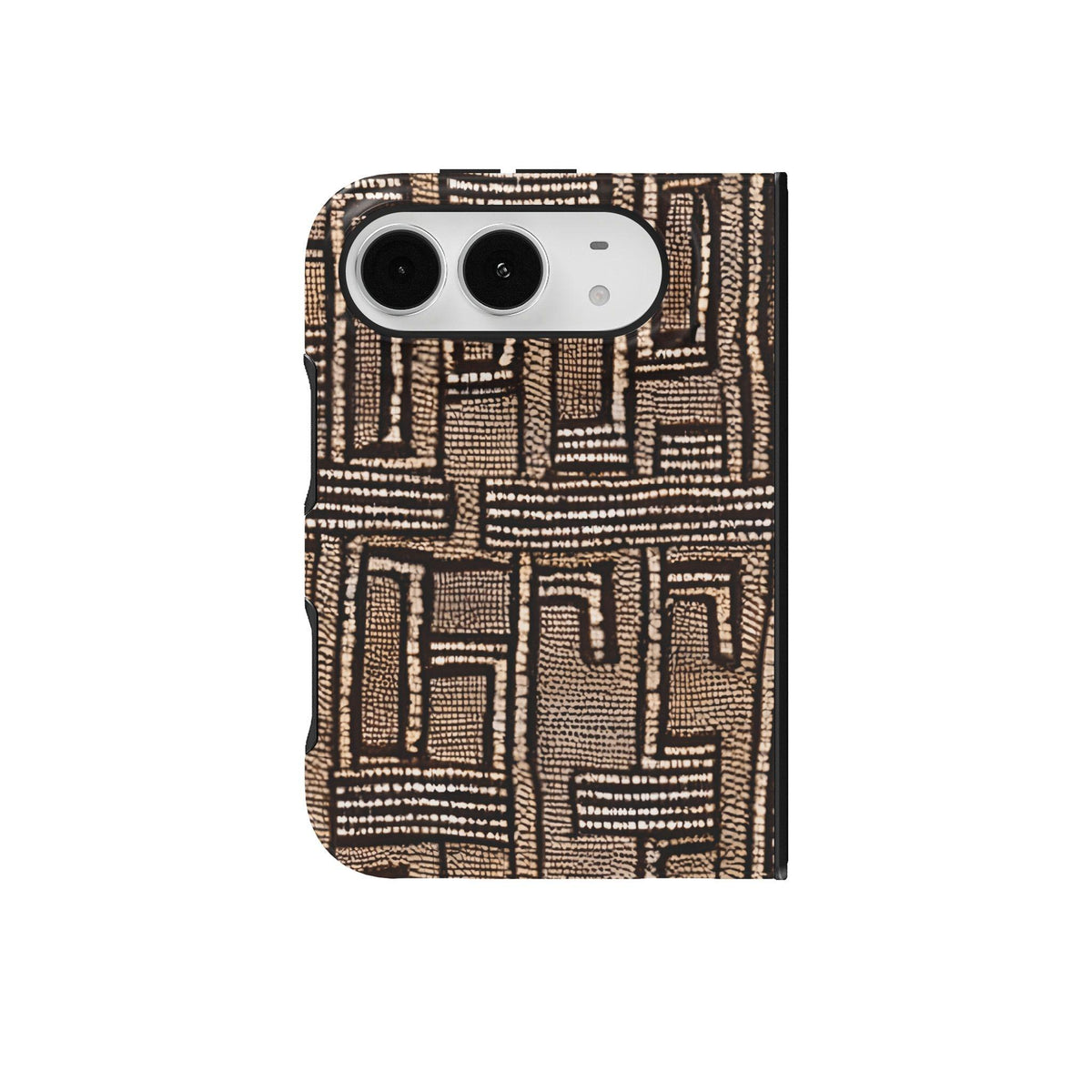 Terra Stripes Mud Cloth iPhone Duo Case - The Global Wanderer