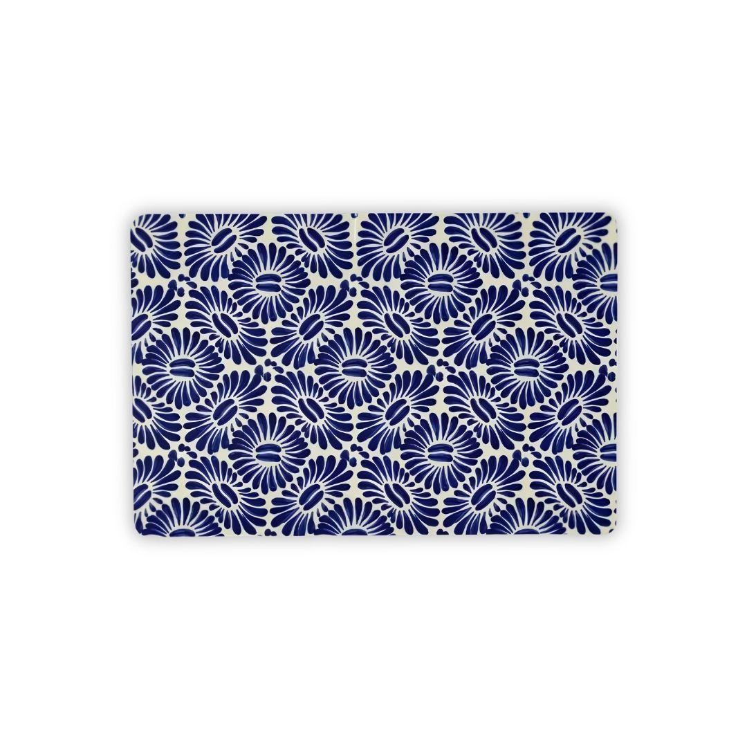 Tlaxcala Talavera Tile Desk Mat - The Global Wanderer