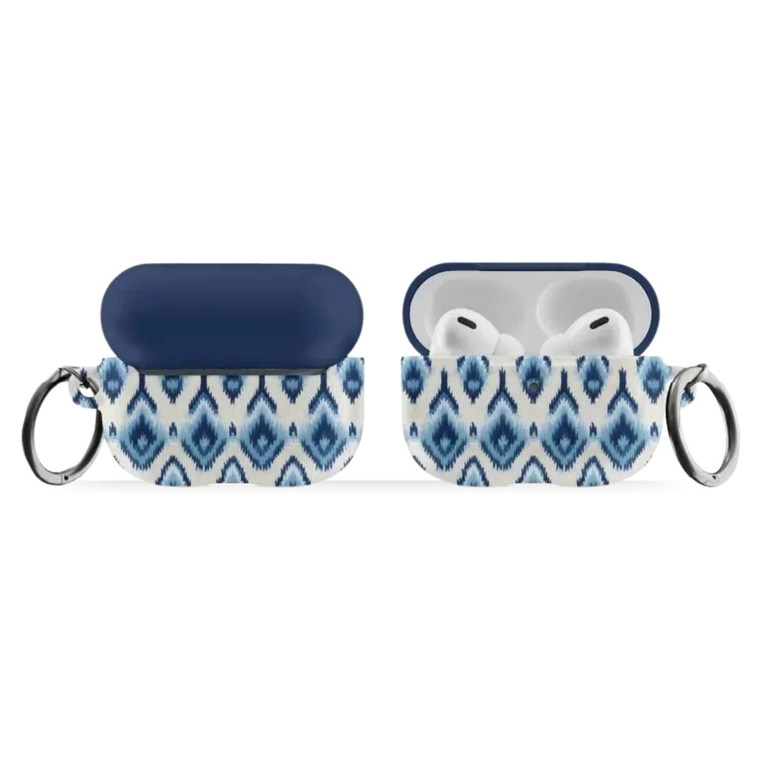 Yogyakarta Indigo Ikat AirPods Pro Case - The Global Wanderer