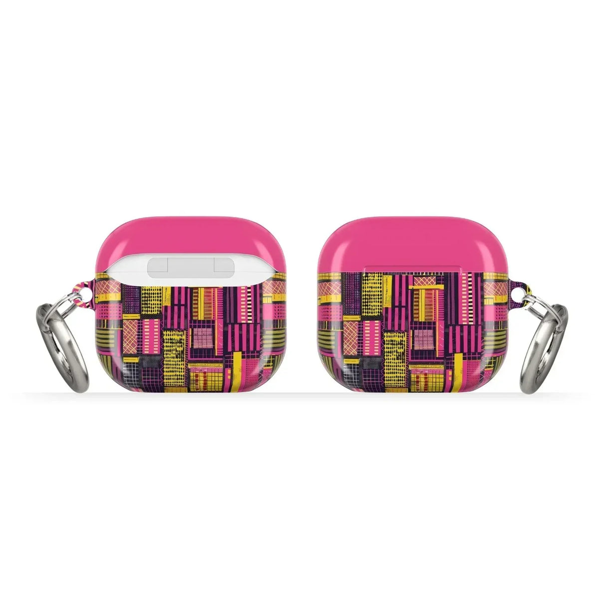 Accra Blush Kente Cloth AirPods 4 Case - The Global Wanderer