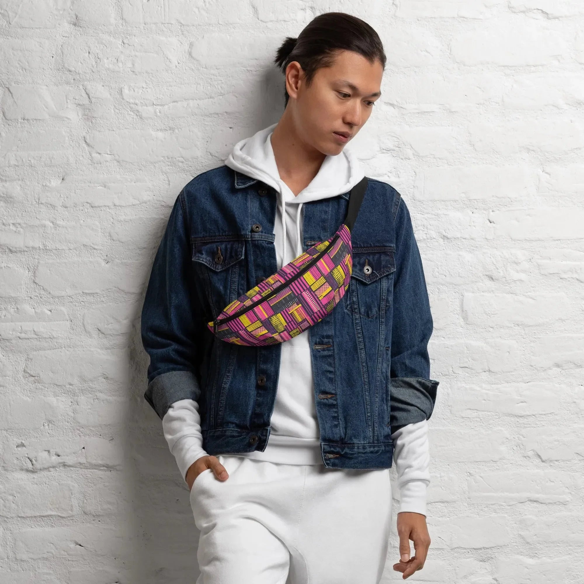 Ghanaian Kente Cloth Fanny Pack - The Global Wanderer