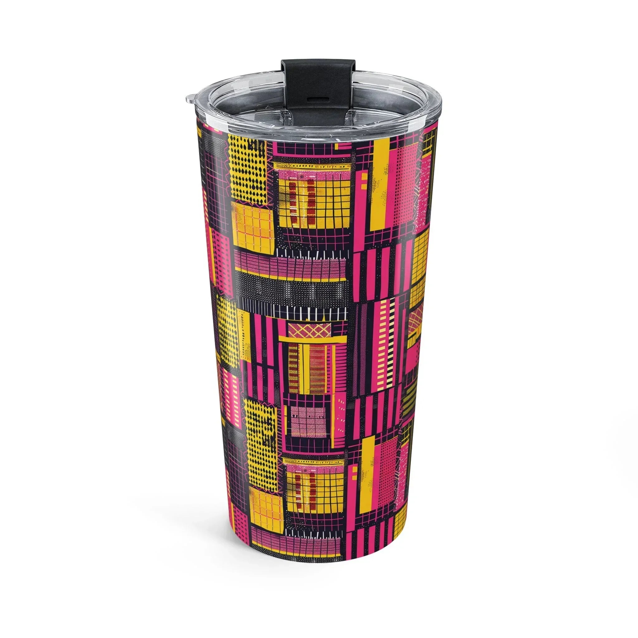 Accra Blush Kente Cloth Tumbler - The Global Wanderer