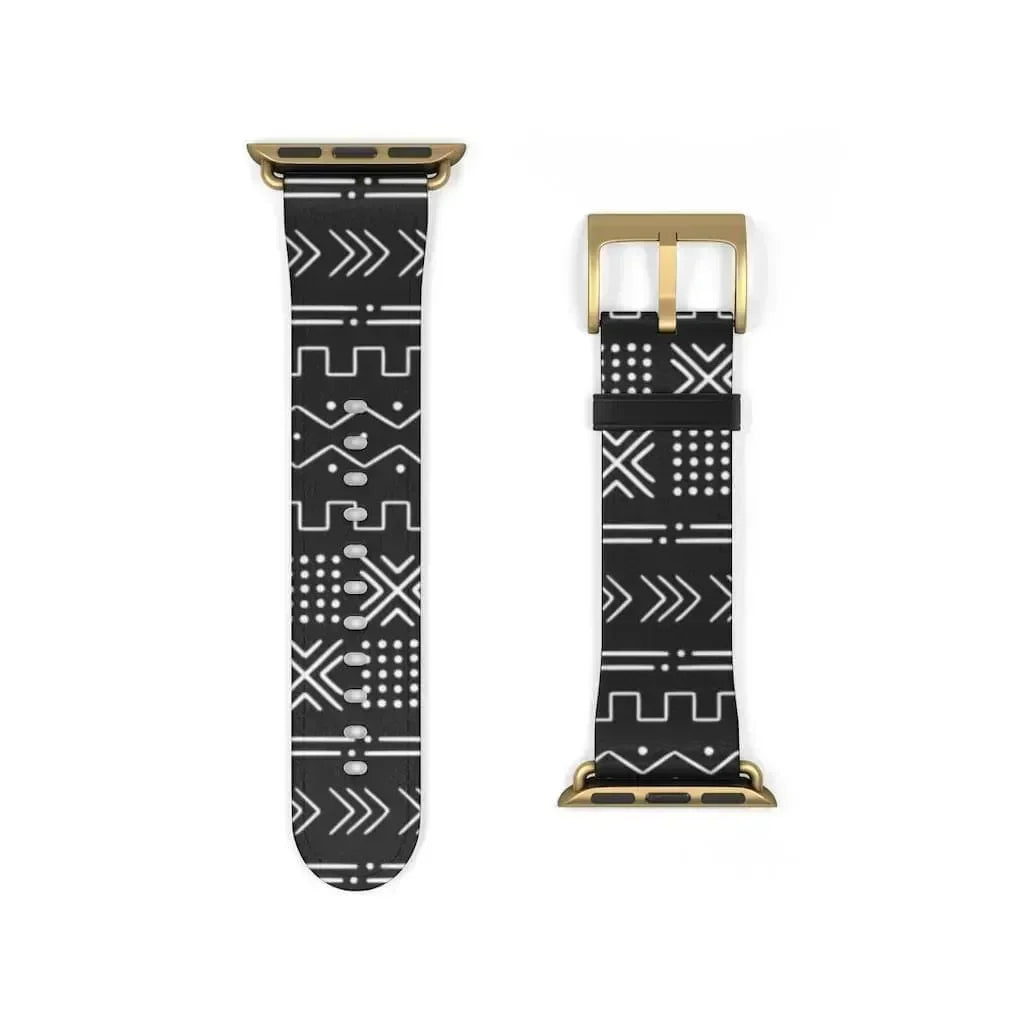 Bamako Night Mud Cloth Apple Watch Band - The Global Wanderer