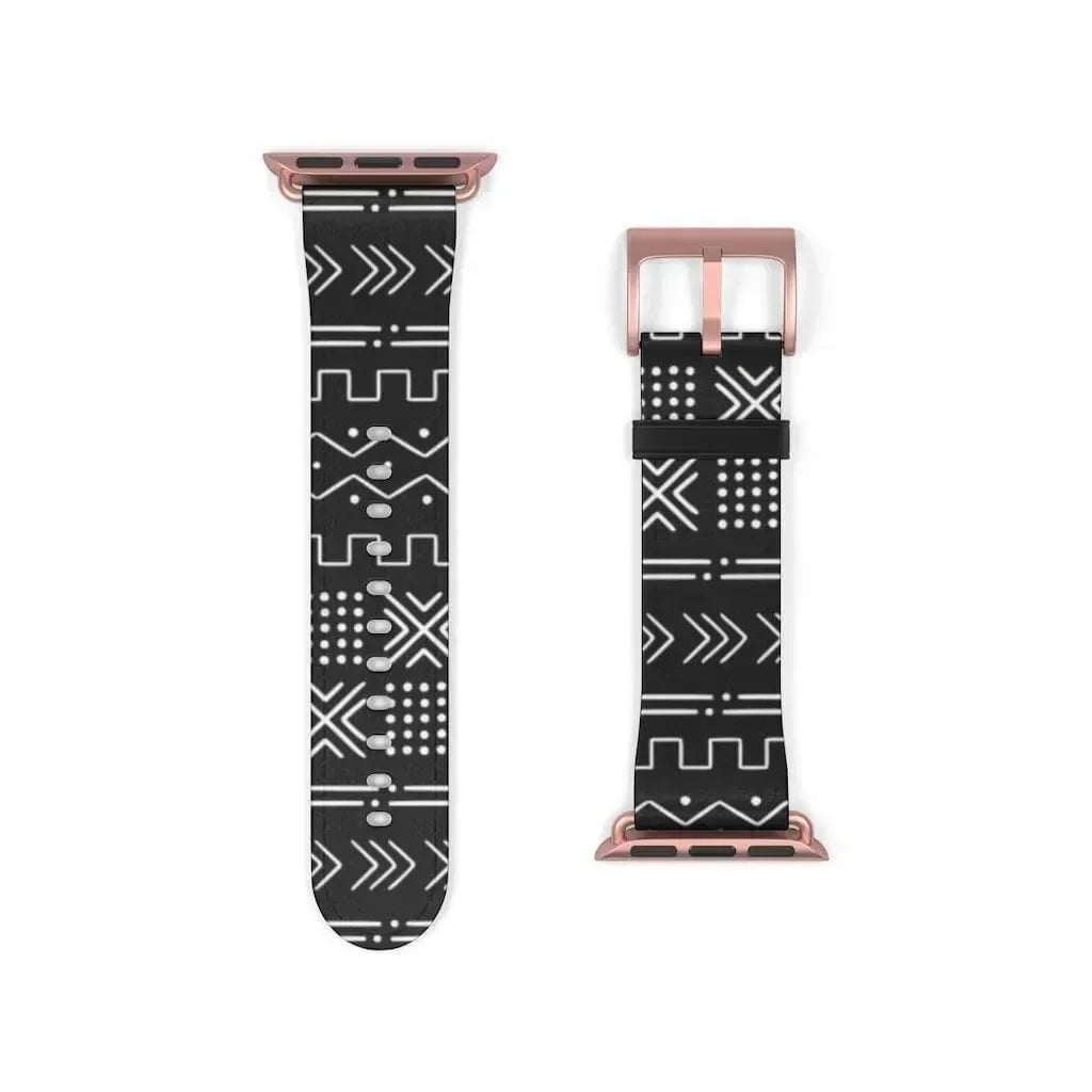 Bamako Night Mud Cloth Apple Watch Band - The Global Wanderer